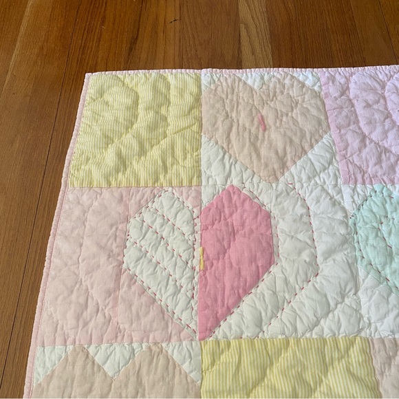 Pottery Barn Heart Patchwork Baby- Toddler Quilted - Picture 4 of 9